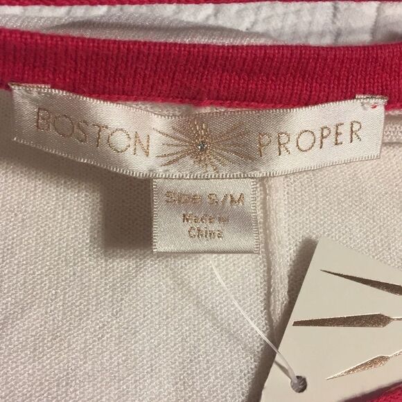 Boston Proper floral lace up poncho s/m. NWT - Picture 9 of 9